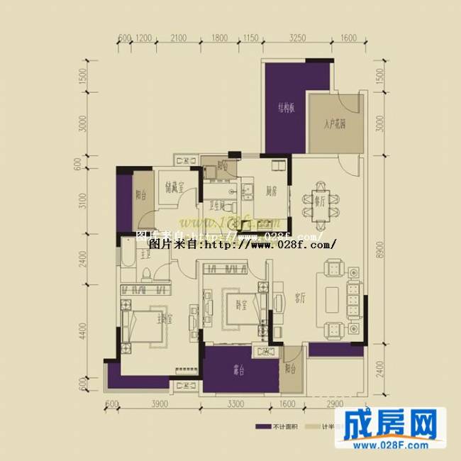 保利城户型图,点击放大
