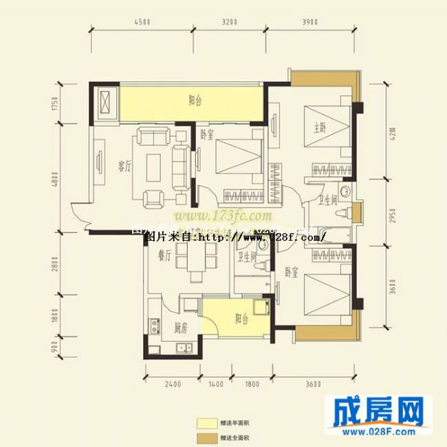 保利贝森公馆户型图,点击放大