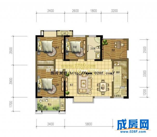 德商金沙10年—户型图展示-成都新房-成都楼盘|成都网