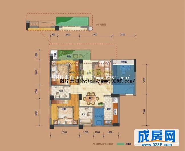 南晶国际南庭户型图,点击放大