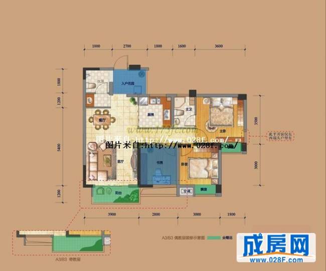 南晶国际南庭户型图,点击放大