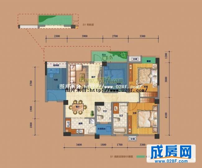 南晶国际南庭户型图,点击放大