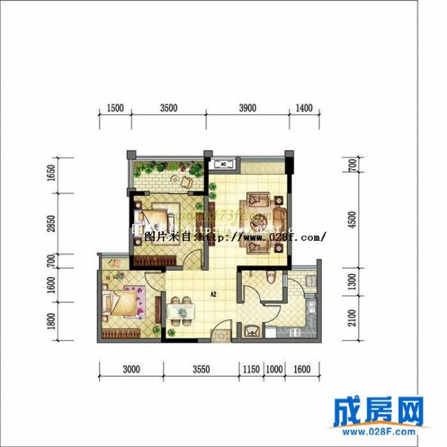 新神风八座户型图,点击放大