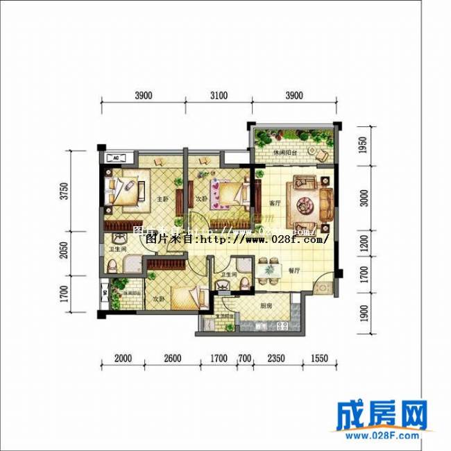 新神风八座户型图,点击放大
