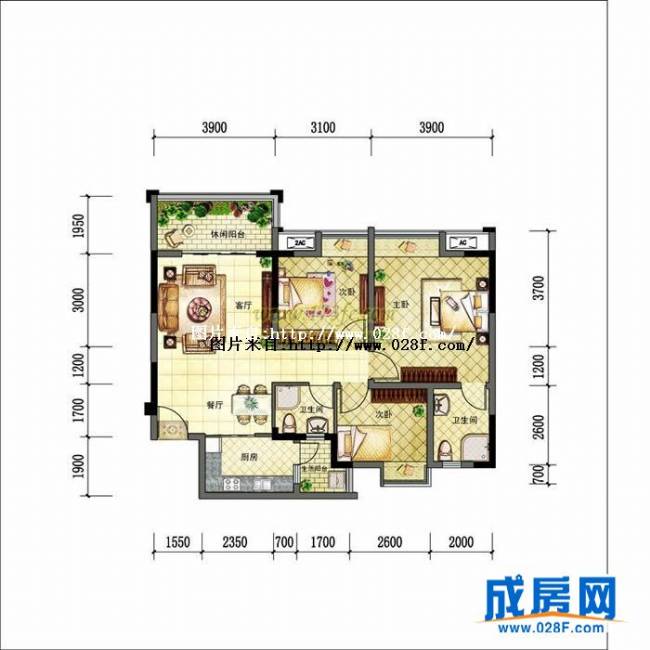 新神风八座户型图,点击放大