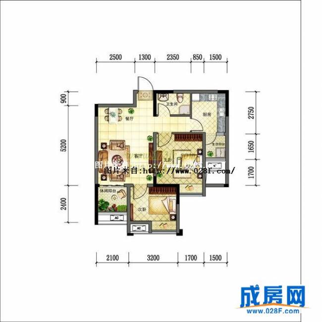 新神风八座户型图,点击放大