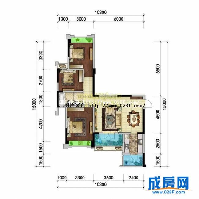 海棠公馆户型图,点击放大