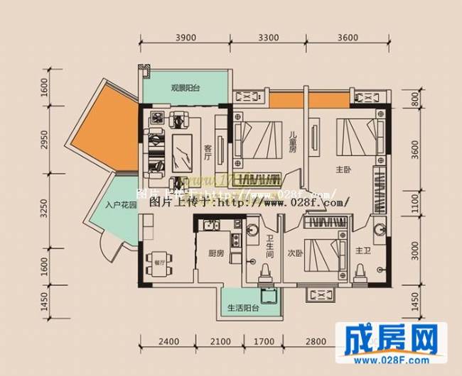 隆腾世纪朗域户型图,点击放大