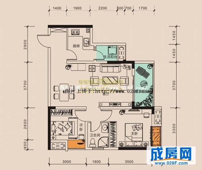 隆腾世纪朗域户型图,点击放大