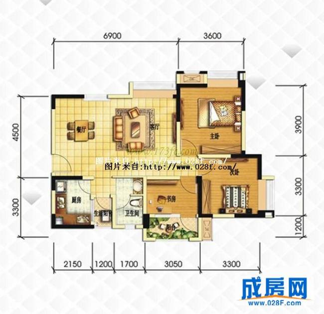 爱立方户型图,点击放大