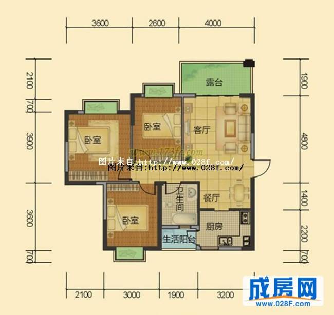 澜溪郡户型图,点击放大