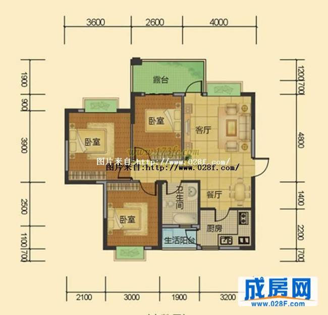 澜溪郡户型图,点击放大