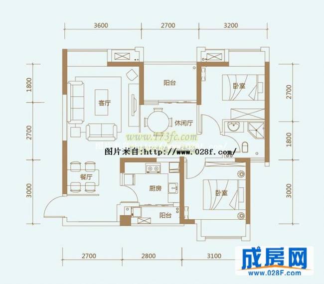 富临理宫户型图,点击放大