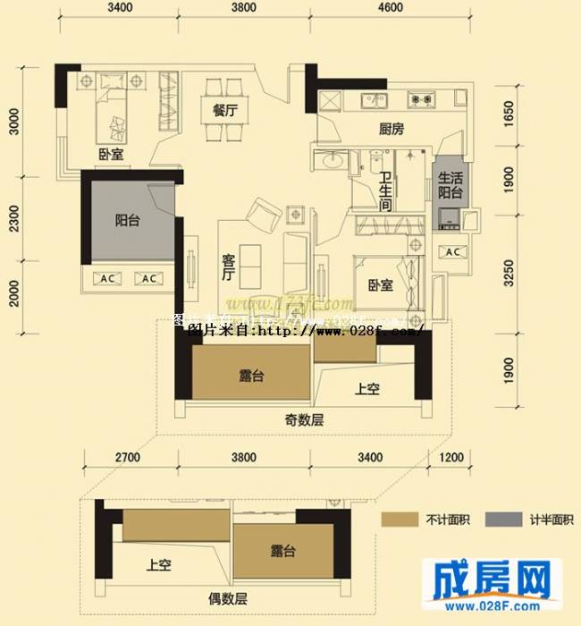 万通花生猫户型图,点击放大