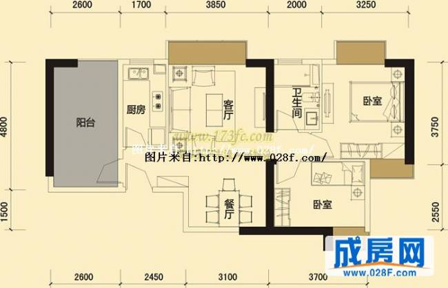万通花生猫户型图,点击放大