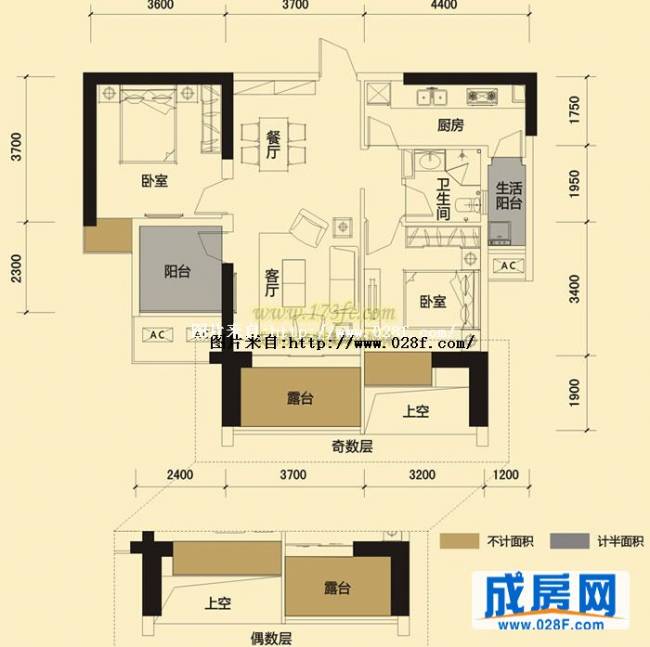 万通花生猫户型图,点击放大