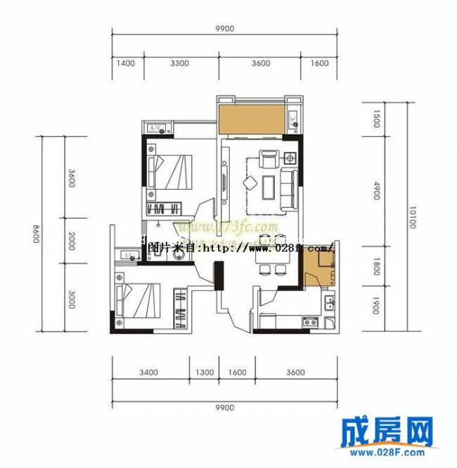 协信中心户型图,点击放大