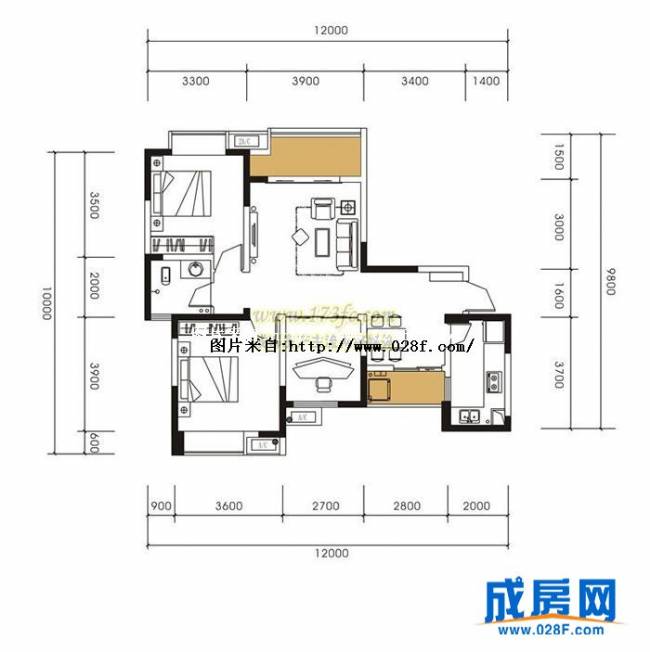 协信中心户型图,点击放大