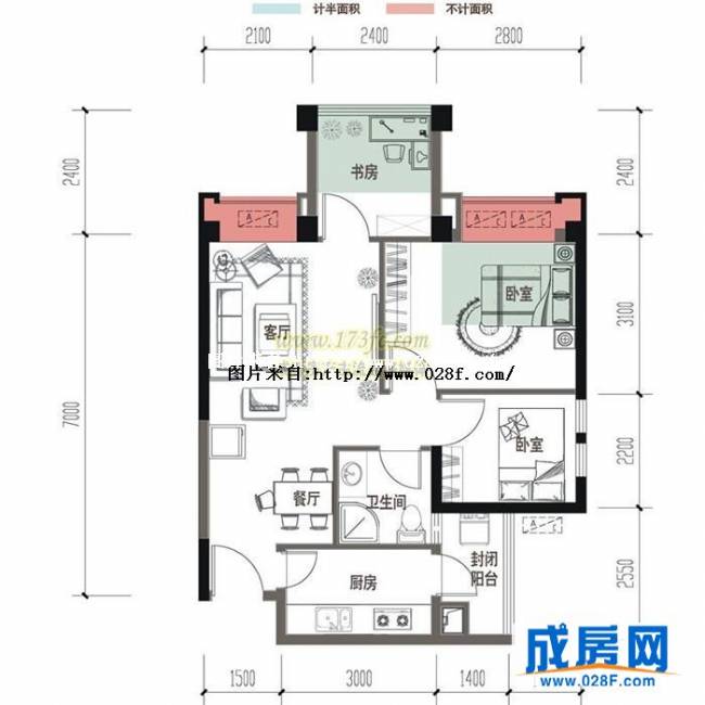 蓝光COCO时代户型图,点击放大