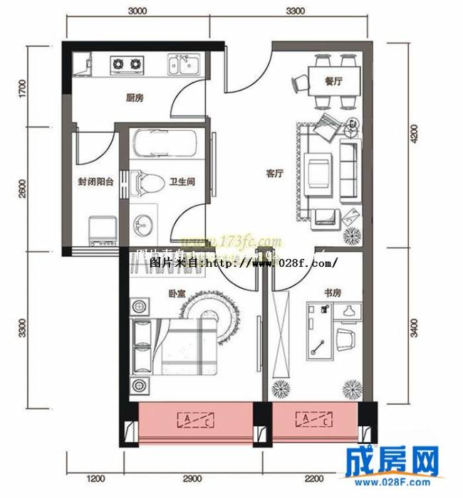 蓝光COCO时代户型图,点击放大