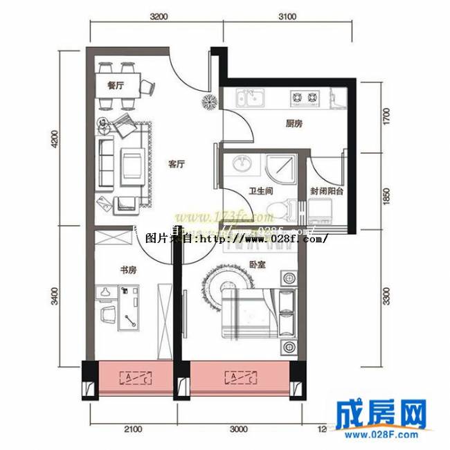 蓝光COCO时代户型图,点击放大