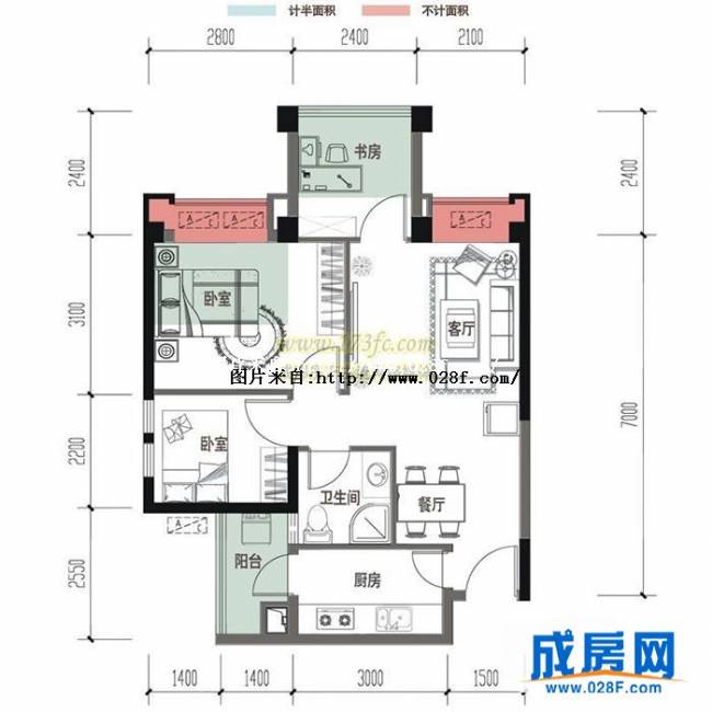 蓝光COCO时代户型图,点击放大