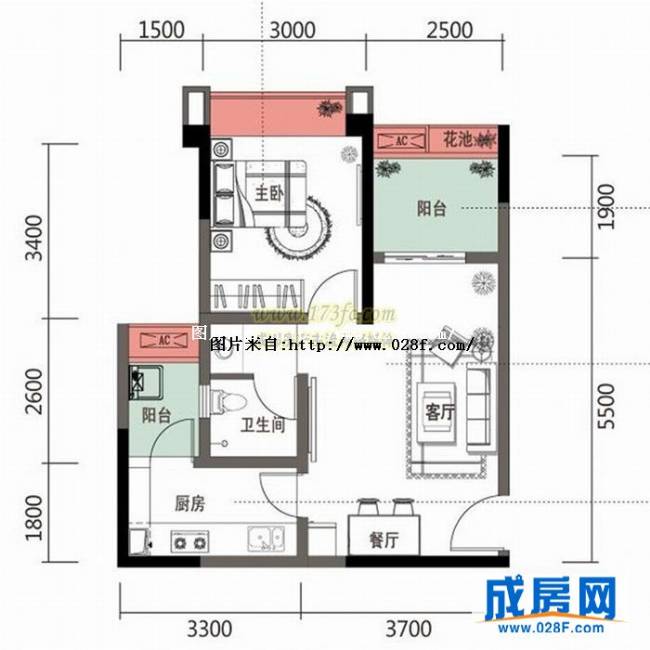 蓝光COCO蜜城户型图,点击放大