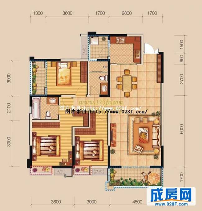 锦蓉佳苑天阔户型图,点击放大