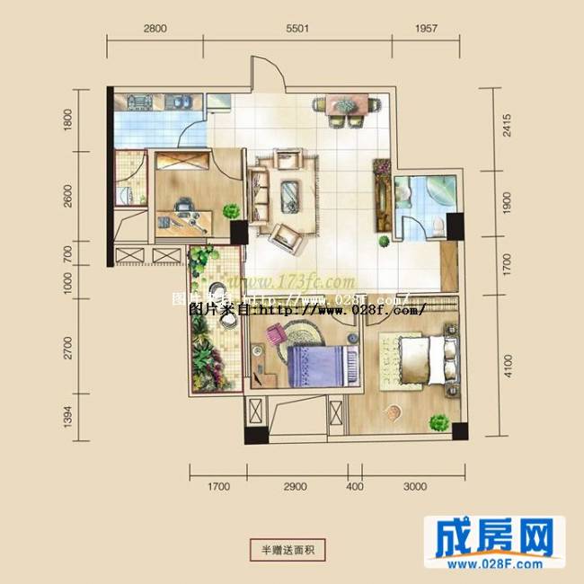 壹品天成户型图,点击放大