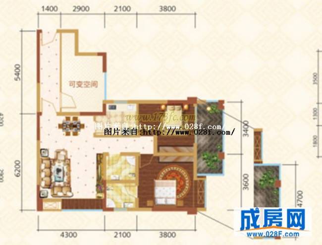 盛世名城户型图,点击放大