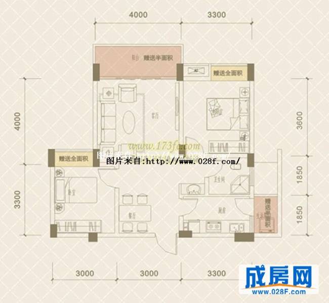 上爵公馆户型图,点击放大