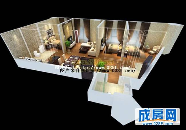 蓝光空港国际城户型图,点击放大