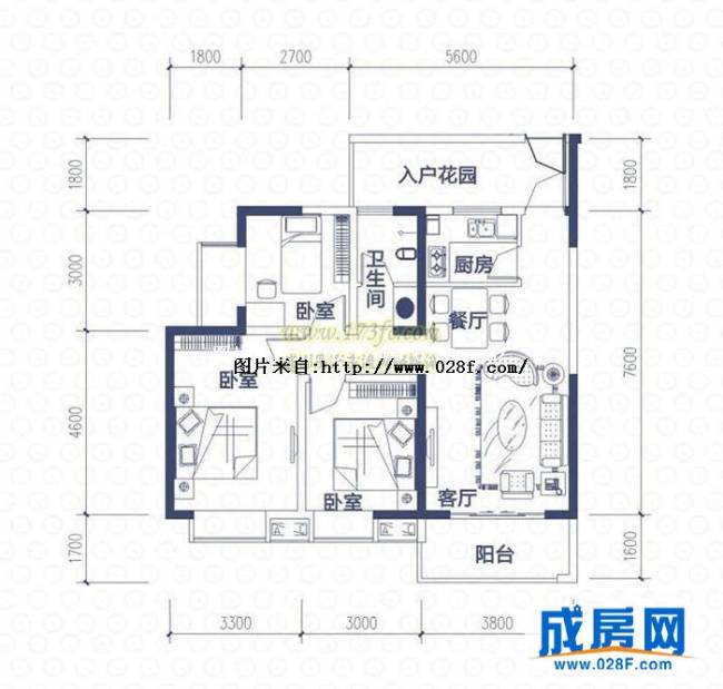 CLOCK城邦户型图,点击放大
