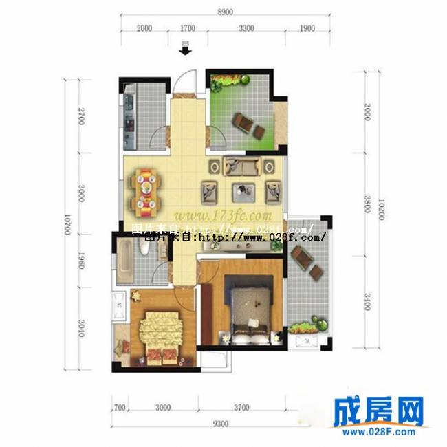 和润国际户型图,点击放大