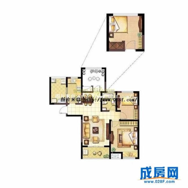 世茂玉锦湾户型图,点击放大