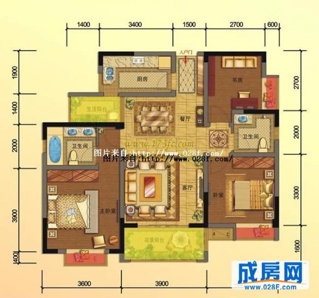 贵通御苑雙楠城户型图,点击放大