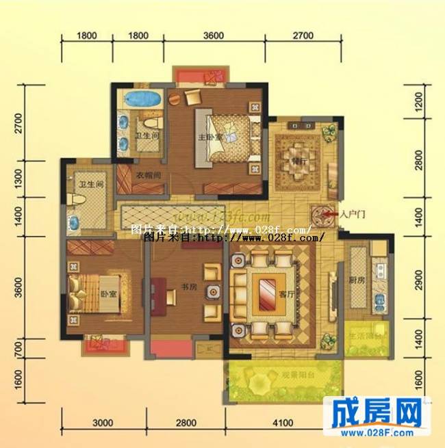 贵通御苑雙楠城户型图,点击放大