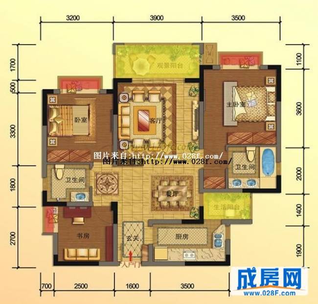 贵通御苑雙楠城户型图,点击放大