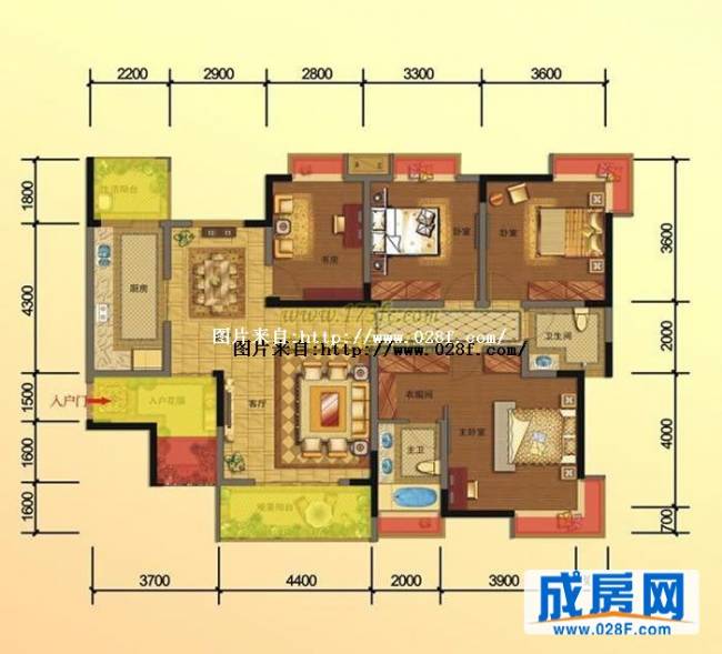 贵通御苑雙楠城户型图,点击放大