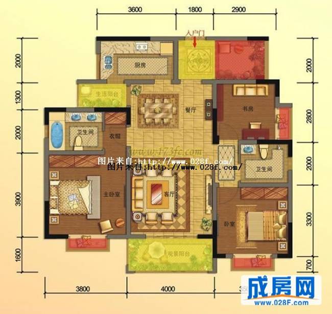 贵通御苑雙楠城户型图,点击放大