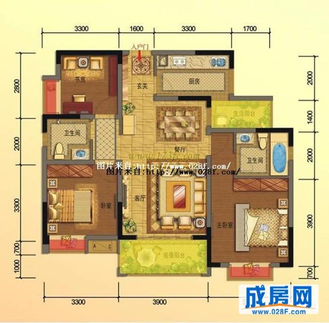 贵通御苑雙楠城户型图,点击放大