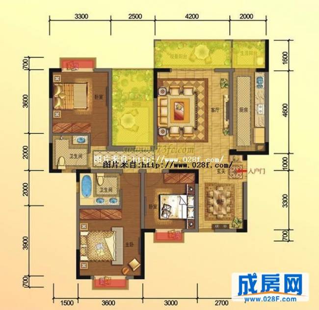 贵通御苑雙楠城户型图,点击放大