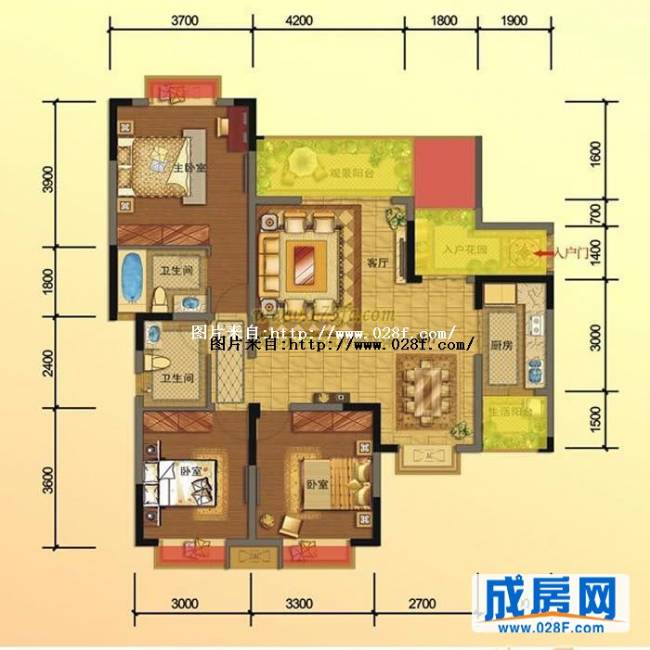 贵通御苑雙楠城户型图,点击放大