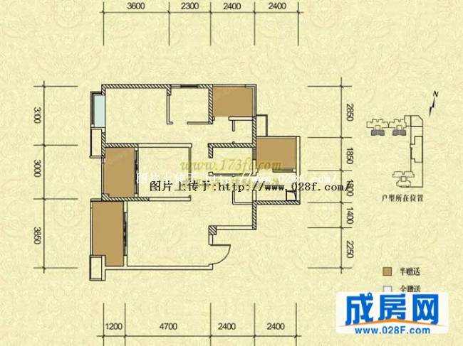 中铁马家公馆户型图,点击放大