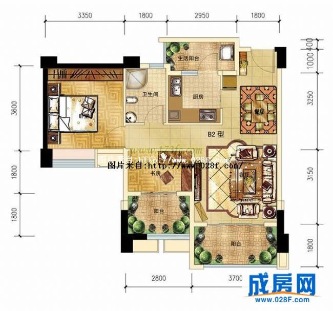 香木林花园里户型图,点击放大