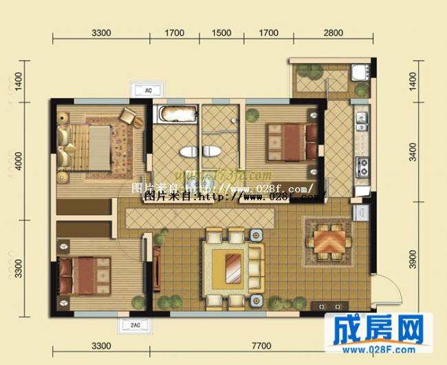宇众悦府户型图,点击放大