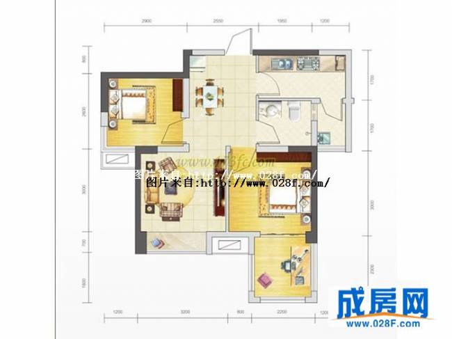 蓝润棠湖春天户型图,点击放大