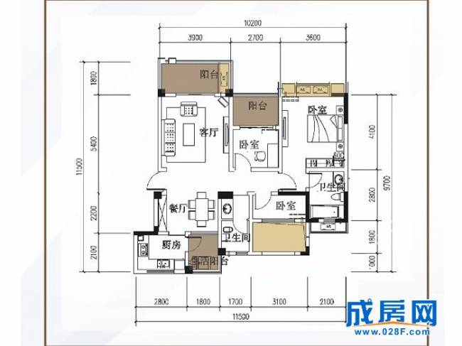 瀚林美居户型图,点击放大