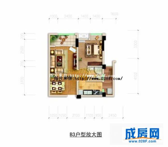 和信龙腾府户型图,点击放大