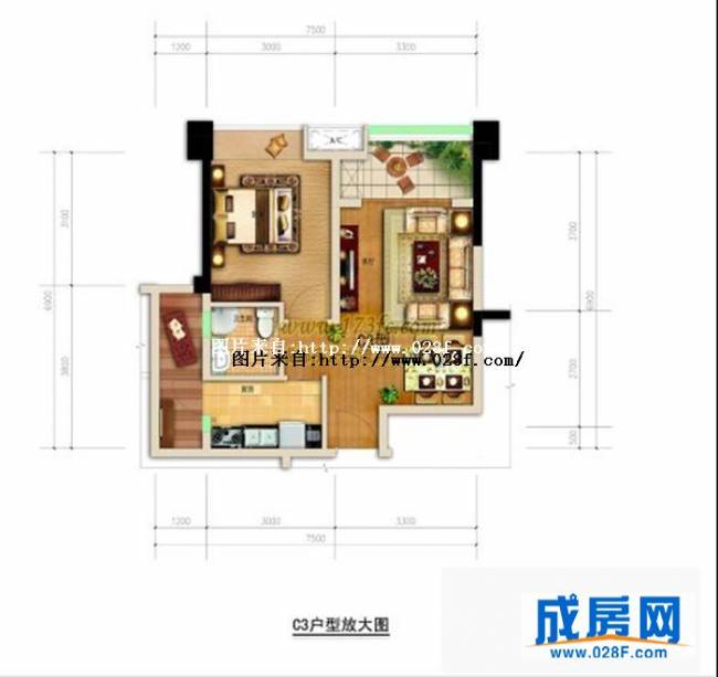 和信龙腾府户型图,点击放大